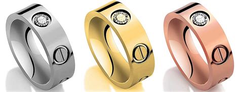 bague dupe cartier|Your Guide To The Cartier Love Collection Dupes.